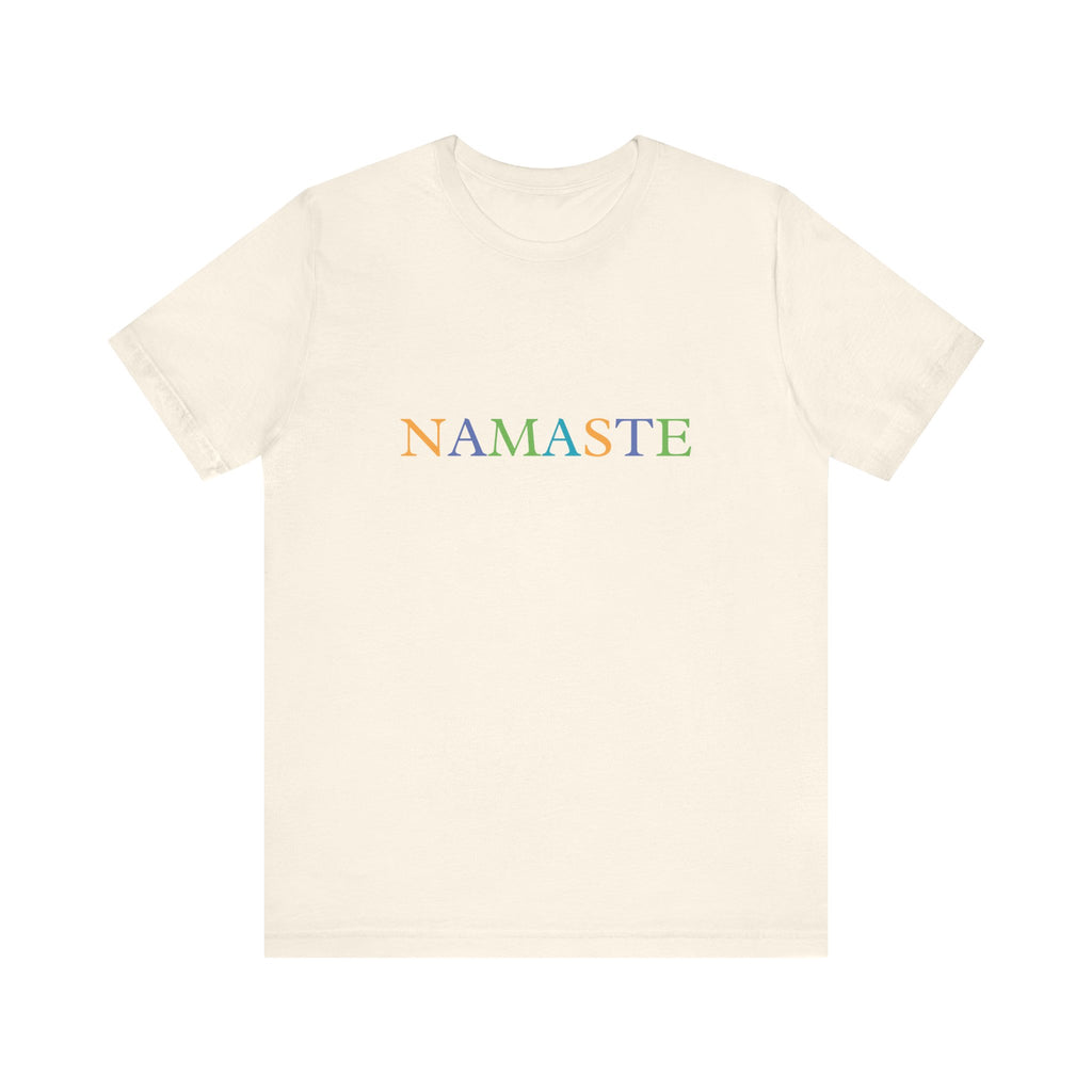 Tramunquiero NAMASTE Unisex T-Shirt mit Rundhalsausschnitt