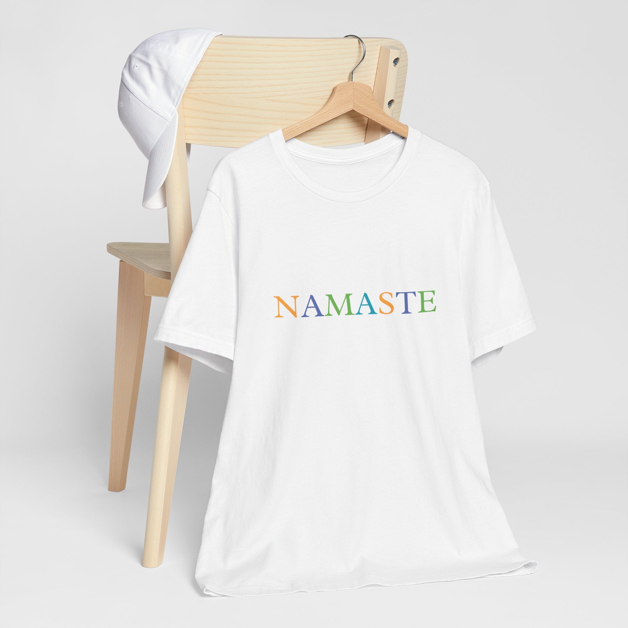 Tramunquiero NAMASTE Unisex T-Shirt with Crew Neckline