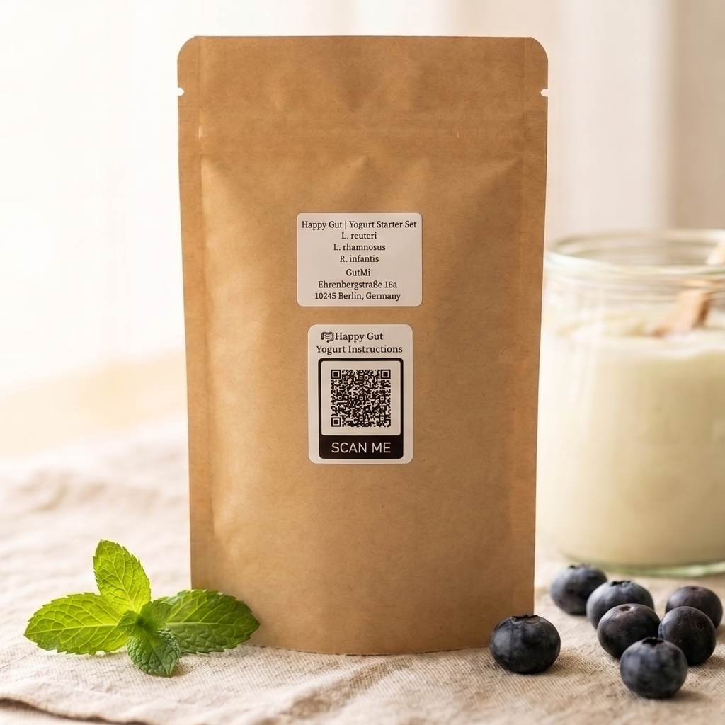 GutMi | L. reuteri + 6 More Strains (7 Total) | Includes All Lost Species | 3 Yogurt Starter Sets | Starter Bundle | Starter Cultures | 9 Yogurt Starters